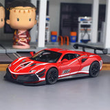 [TOY] 1:32 Ferrari 2019 488 Challenge EVO Red Model Car Die-Cast