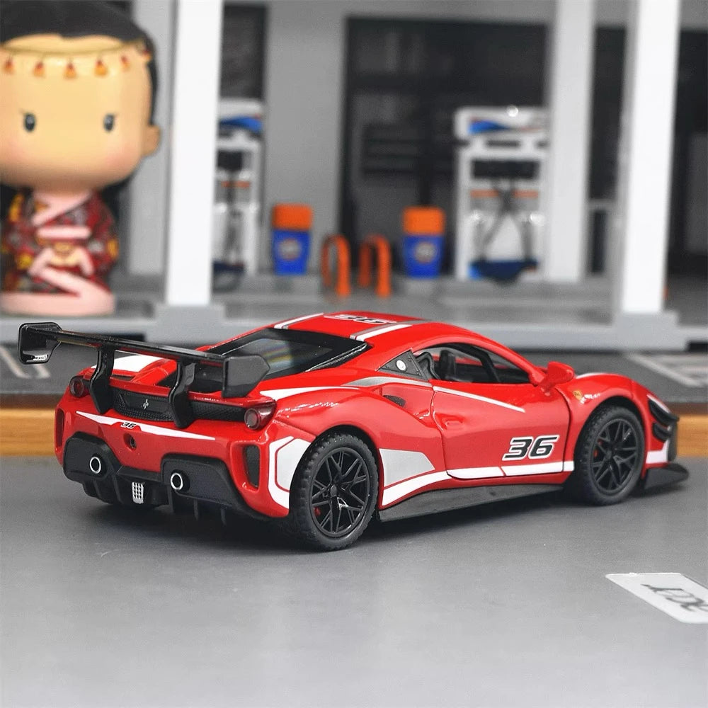 [TOY] 1:32 Ferrari 2019 488 Challenge EVO レッド モデルカー Die-Cast