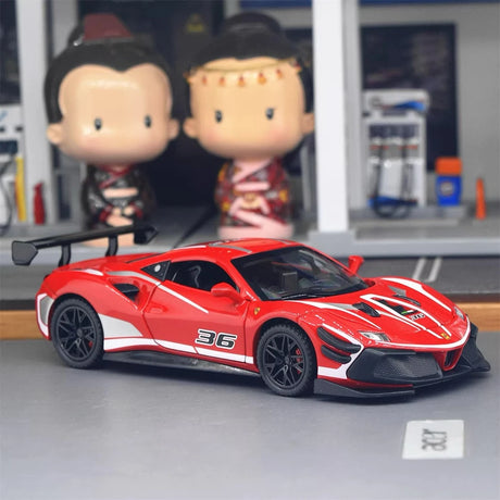 [TOY] 1:32 Ferrari 2019 488 Challenge EVO Red Model Car Die-Cast