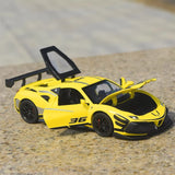 [TOY] 1:32 Ferrari 2019 488 Challenge EVO geel modelauto Die-Cast