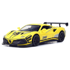 [TOY] 1:32 Ferrari 2019 488 Challenge EVO giallo modellino di auto Die-Cast