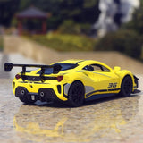 [TOY] 1:32 Ferrari 2019 488 Challenge EVO geel modelauto Die-Cast