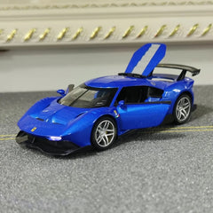 [TOY] 1:32 Ferrari 2019 P80C Blue Model Car Die-Cast