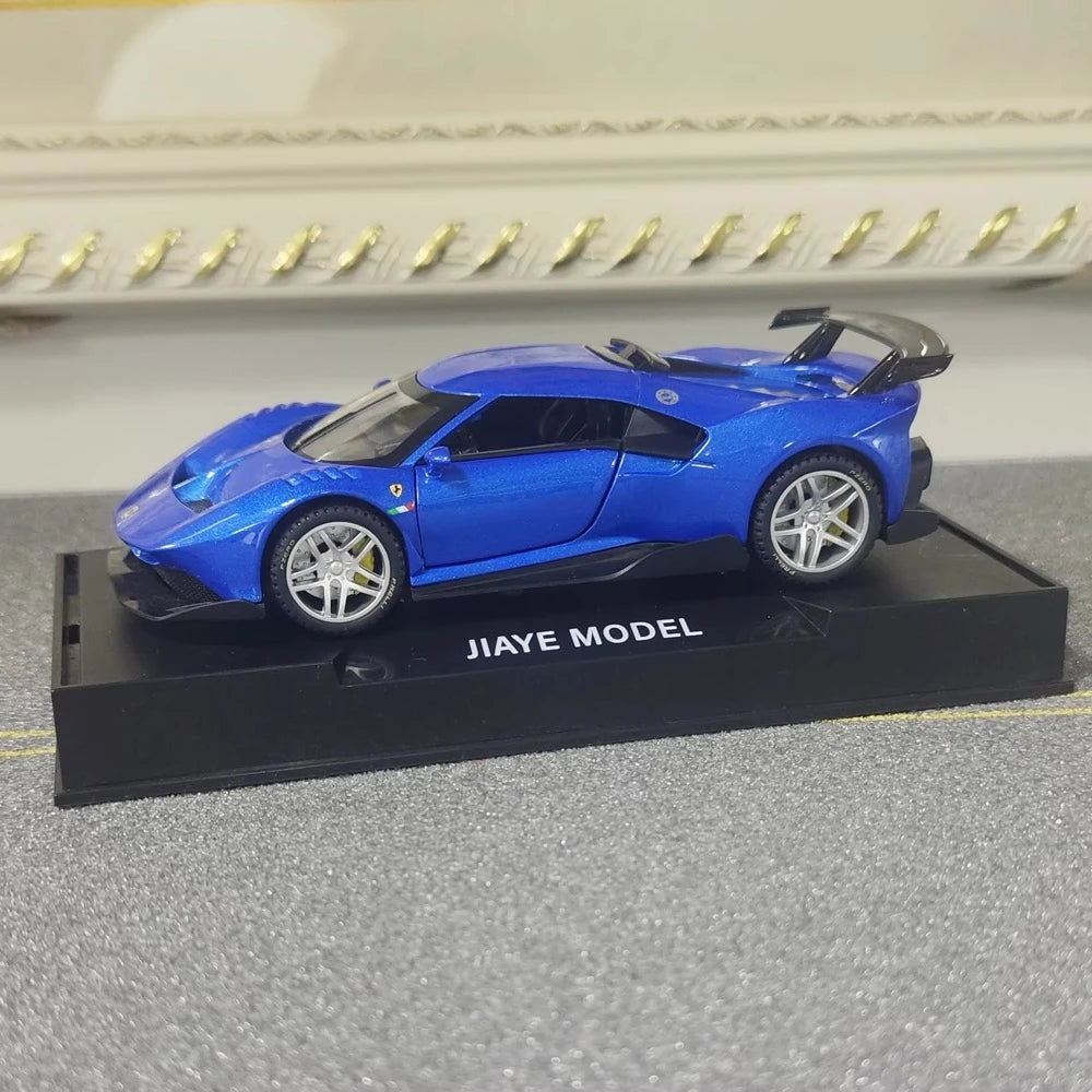 [TOY] 1:32 Ferrari 2019 P80C ブルー モデルカー Die-Cast