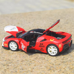 [TOY] 1:32 Ferrari 2019 SF90 Stradale Marlboro Model Car Die-Cast