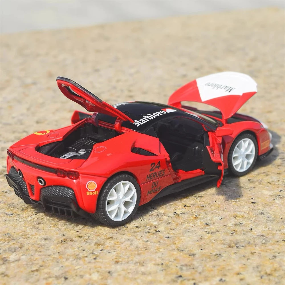 [TOY] 1:32 Ferrari 2019 SF90 Stradale Marlboro Model Car Die-Cast