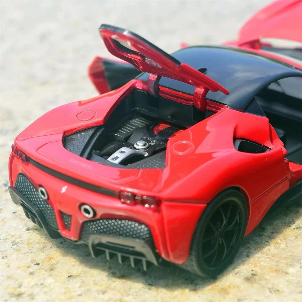 [TOY] 1:32 Ferrari 2019 SF90 Stradale rosso modellino di auto Die-Cast