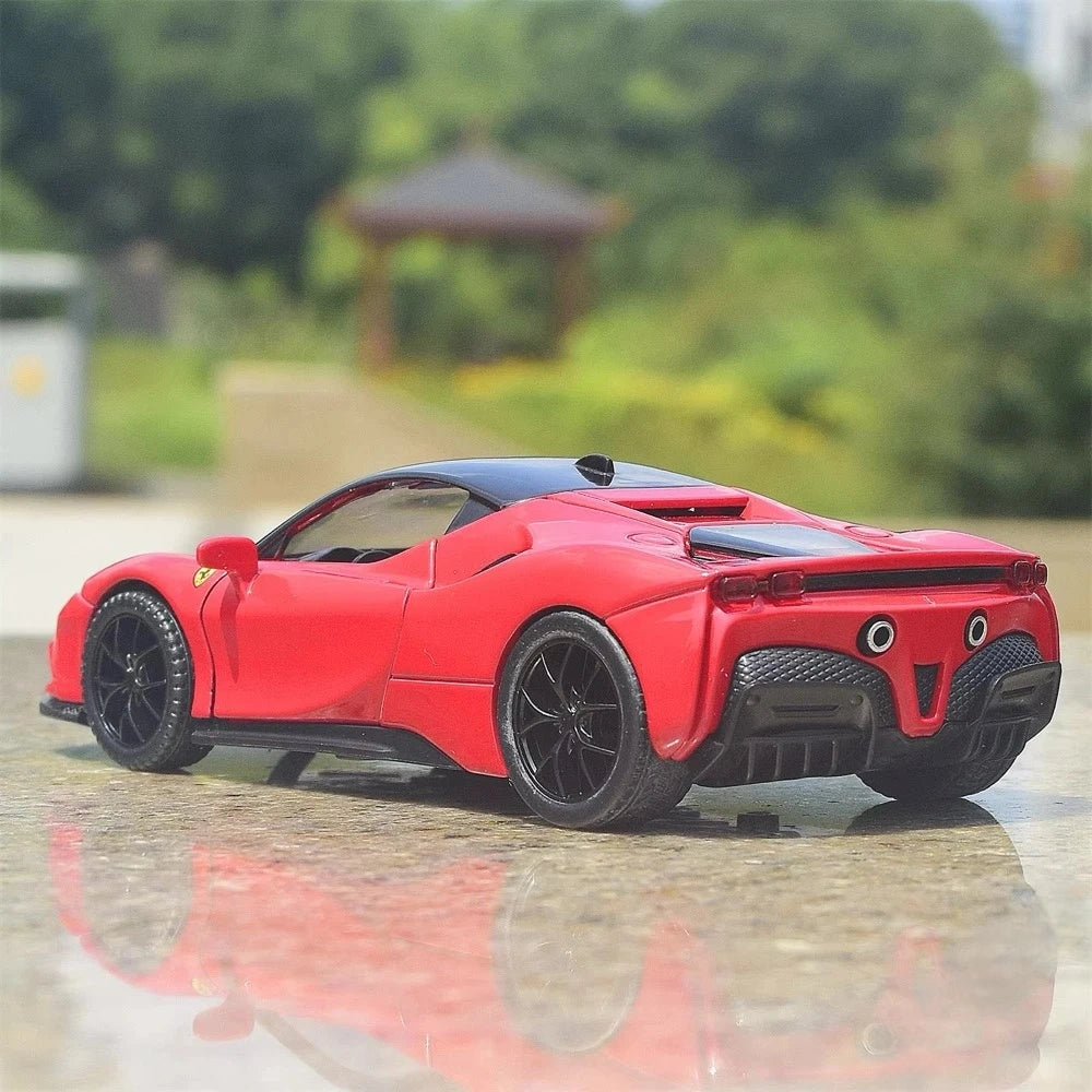 [TOY] 1:32 Ferrari 2019 SF90 Stradale Red Model Car Die-Cast