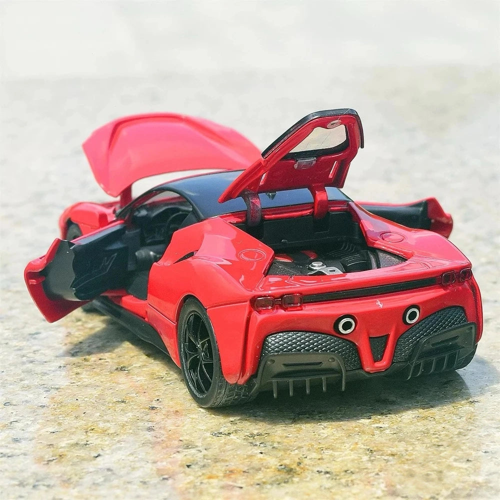 [TOY] 1:32 Ferrari 2019 SF90 Stradale rosso modellino di auto Die-Cast