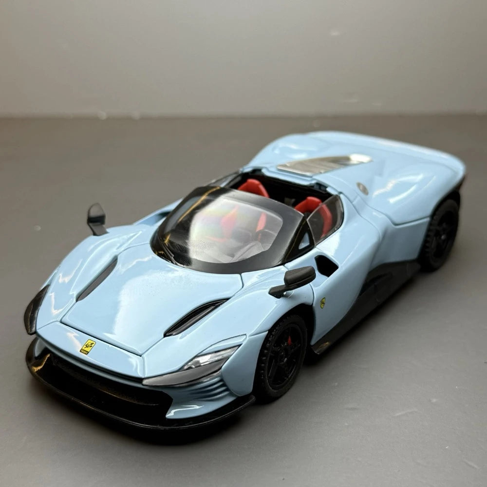 [TOY] 1:32 Ferrari 2022 Daytona SP3 blu modellino di auto Die-Cast