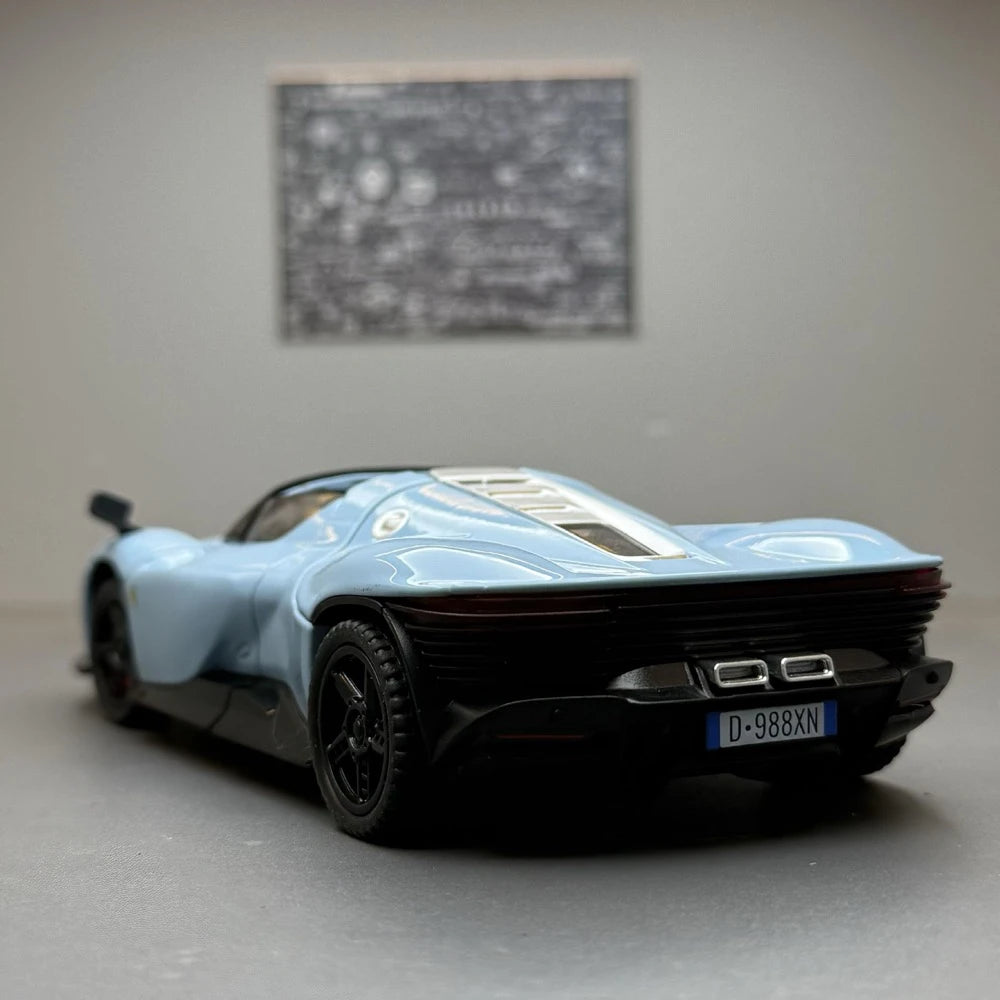 [TOY] 1:32 Ferrari 2022 Daytona SP3 Blue Model Car Die-Cast