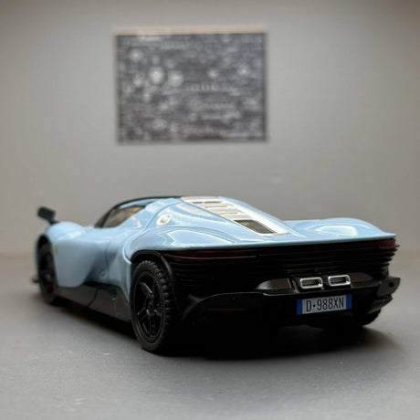 [TOY] 1:32 Ferrari 2022 Daytona SP3 blå modellbil Die-Cast