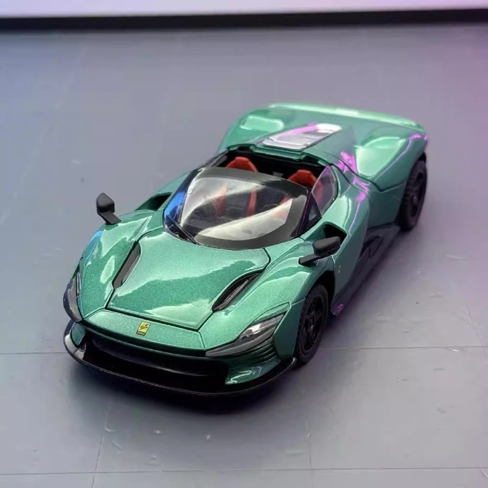 [TOY] 1:32 Ferrari 2022 Daytona SP3 Green Model Car Die-Cast