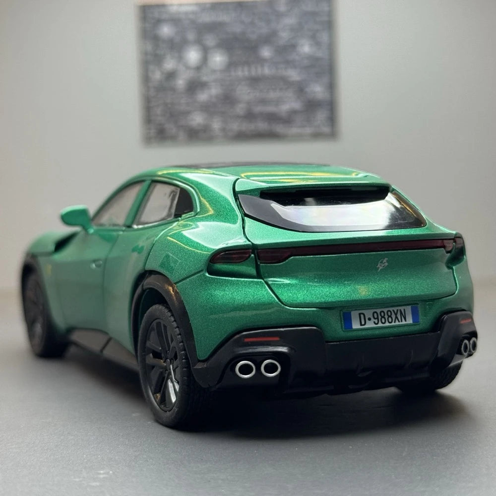 [TOY] 1:32 Ferrari 2023 Purosangue Green Model Car Die-Cast