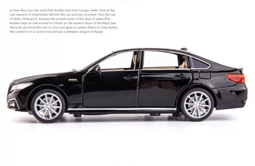[TOY] 1:32 Toyota 2017 Crown Athlete S Black Model Car Die-Cast