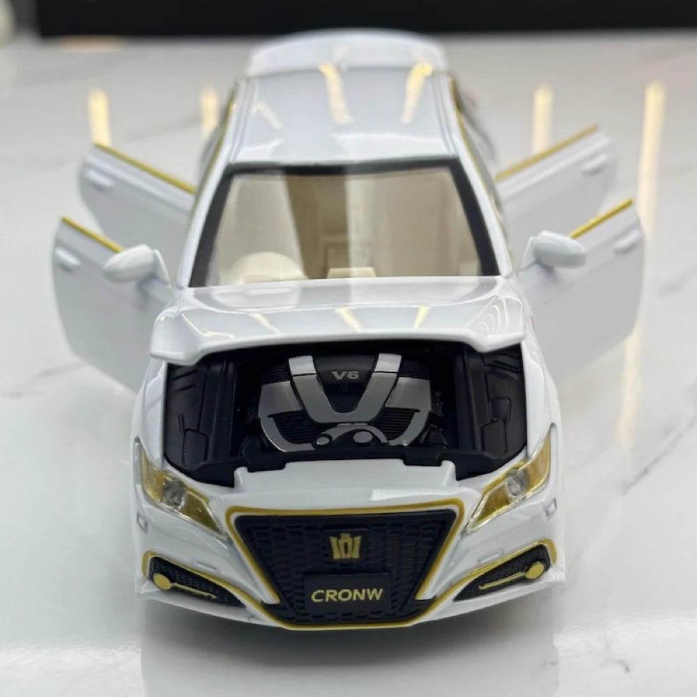 [TOY] 1:32 Toyota 2017 Crown Athlete S White Model Car Die-Cast