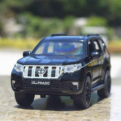 [TOY] 1:32 Toyota 2018 Land Cruiser Prado Black Model Car Die-Cast