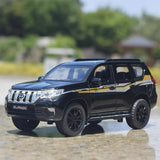 [TOY] 1:32 Toyota 2018 Land Cruiser Prado Black Model Car Die-Cast
