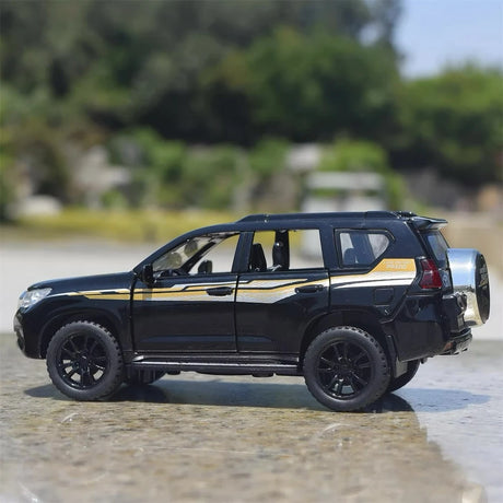 [TOY] 1:32 Toyota 2018 Land Cruiser Prado Black Model Car Die-Cast