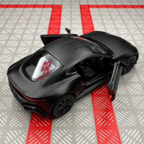 Aston Martin 2018 Vantage Black 1:36 – Modelo de exhibición de fundición a presión