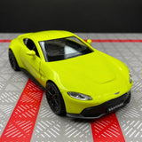 Aston Martin 2018 Vantage Green 1:36 – Modelo de Exhibición de Metal Cast