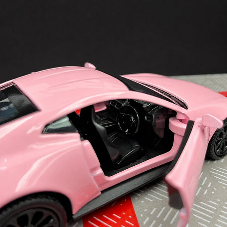 Aston Martin 2018 Vantage Pink 1:36 – Modelo de exhibición de fundición a presión