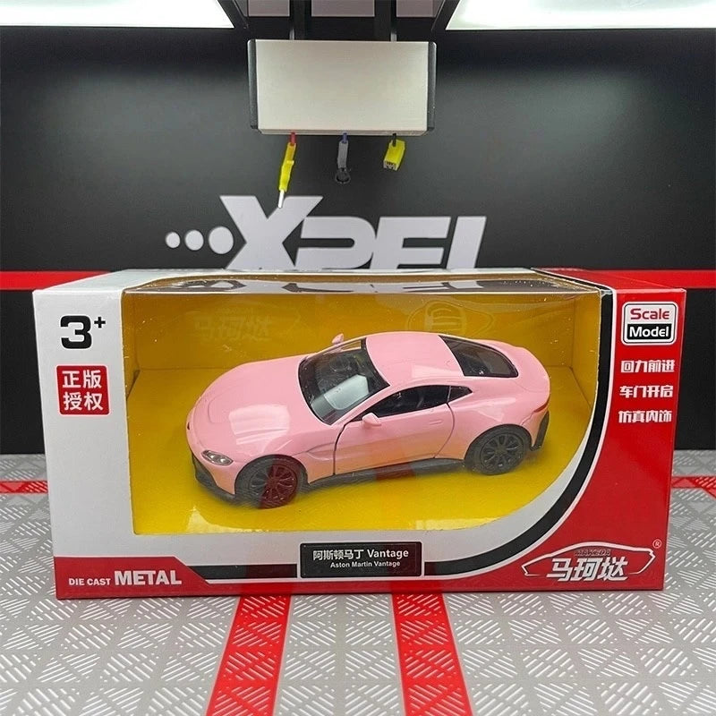 [TOY] 1:36 Aston Martin 2018 Vantage Pink Model Car Die-Cast