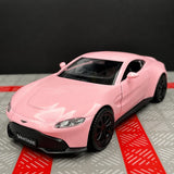 Aston Martin 2018 Vantage Pink 1:36 – Modelo de exhibición de fundición a presión