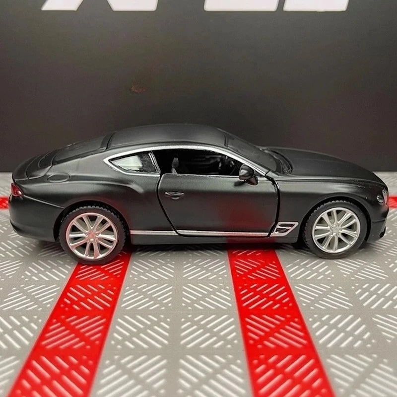[TOY] 1:36 Bentley 2018 Continental GT Black Model Car Die-Cast