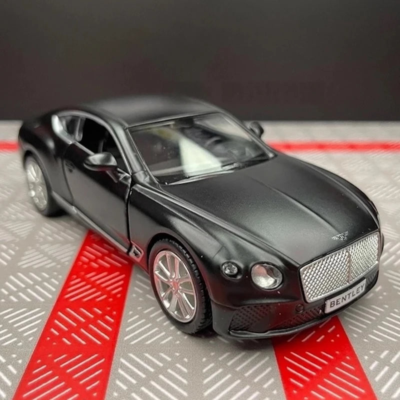 [TOY] 1:36 Bentley 2018 Continental GT Black Model Car Die-Cast