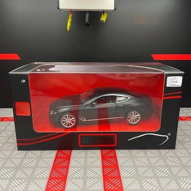 [TOY] 1:36 Bentley 2018 Continental GT Black Model Car Die-Cast