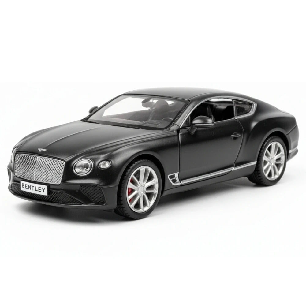 [TOY] 1:36 Bentley 2018 Continental GT Black Model Car Die-Cast