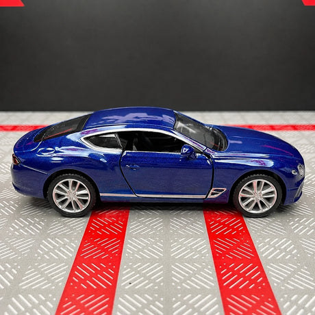 [TOY] 1:36 Bentley 2018 Continental GT Blue Model Car Die-Cast