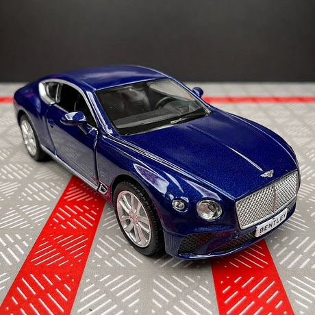 [TOY] 1:36 Bentley 2018 Continental GT Blue Model Car Die-Cast