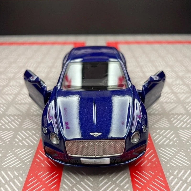 [TOY] 1:36 Bentley 2018 Continental GT Blue Model Car Die-Cast