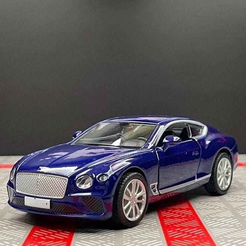 [TOY] 1:36 Bentley 2018 Continental GT Blue Model Car Die-Cast