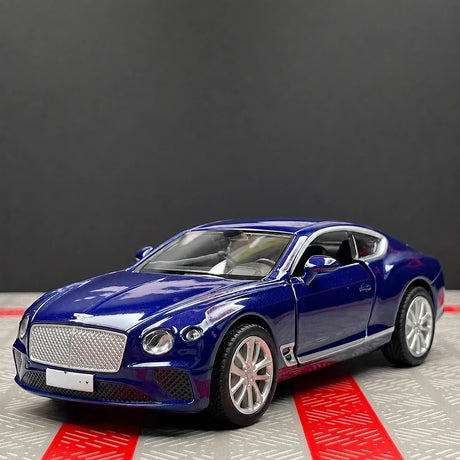 [TOY] 1:36 Bentley 2018 Continental GT Blue Model Car Die-Cast