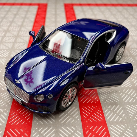 [TOY] 1:36 Bentley 2018 Continental GT Blue Model Car Die-Cast