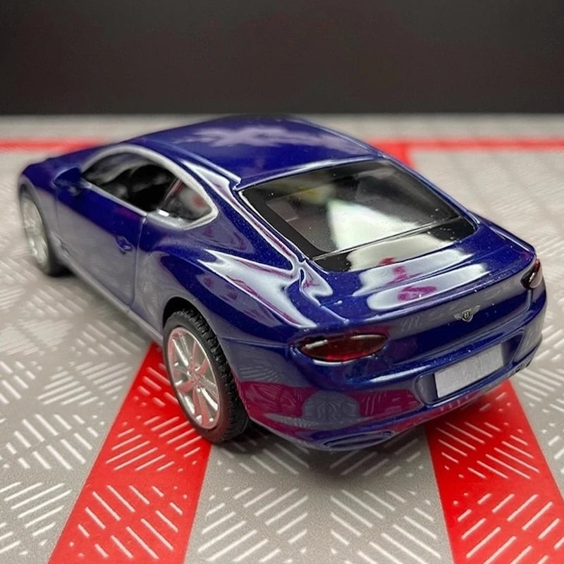 [TOY] 1:36 Bentley 2018 Continental GT Blue Model Car Die-Cast