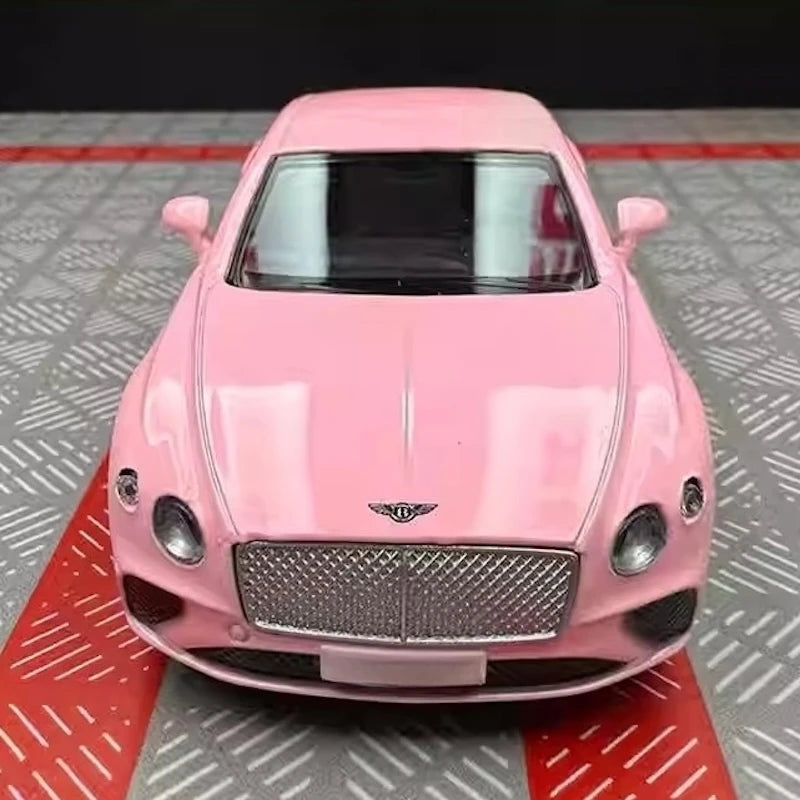 [TOY] 1:36 Bentley 2018 Continental GT Pink Model Car Die-Cast