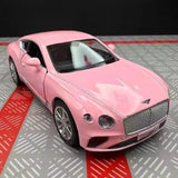 [TOY] 1:36 Bentley 2018 Continental GT Pink Model Car Die-Cast