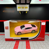 [TOY] 1:36 Bentley 2018 Continental GT Pink Model Car Die-Cast