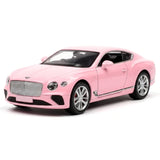 [TOY] 1:36 Bentley 2018 Continental GT Pink Model Car Die-Cast