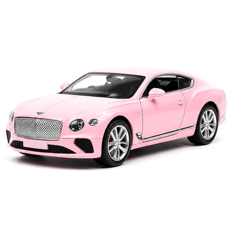 [TOY] 1:36 Bentley 2018 Continental GT Pink Model Car Die-Cast