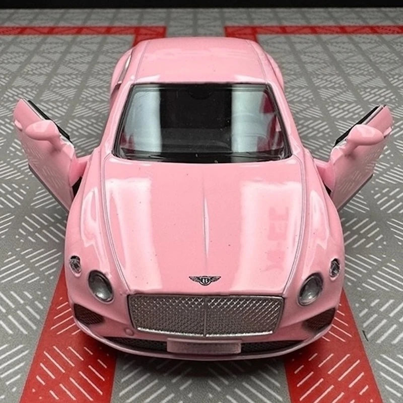 [TOY] 1:36 Bentley 2018 Continental GT Pink Model Car Die-Cast