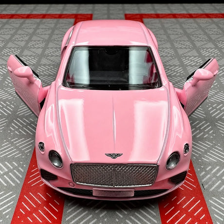 [TOY] 1:36 Bentley 2018 Continental GT Pink Model Car Die-Cast