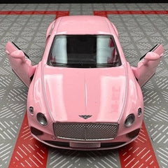 [TOY] 1:36 Bentley 2018 Continental GT Pink Model Car Die-Cast