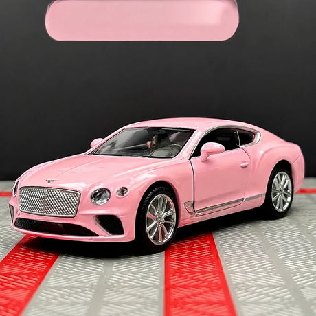 [TOY] 1:36 Bentley 2018 Continental GT Pink Model Car Die-Cast