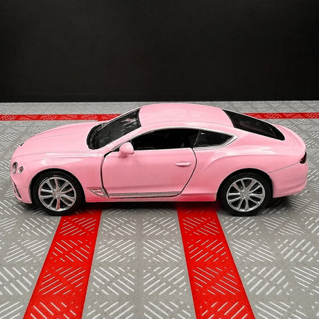 [TOY] 1:36 Bentley 2018 Continental GT Pink Model Car Die-Cast