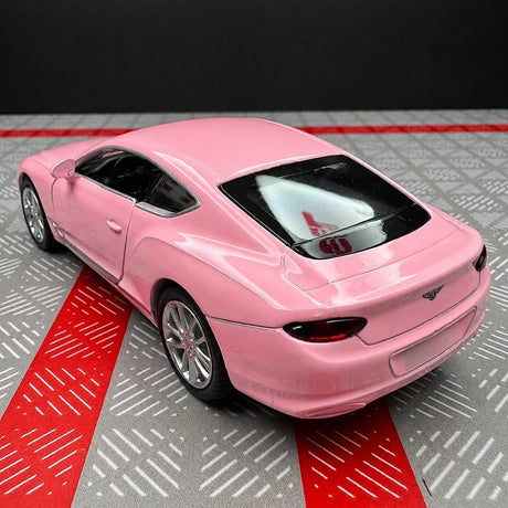 [TOY] 1:36 Bentley 2018 Continental GT Pink Model Car Die-Cast
